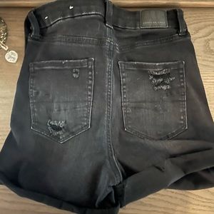 American eagle faded black ripped